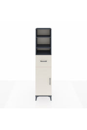 Hyperion Dolap 4 Raflı Tek Çekmeceli Tek Kapaklı 44x44x195 - S58M003V4B