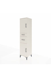 Hyperion Dolap 4 Raflı 2 Çekmeceli Tek Kapaklı 44x44x195 - S58M004V1B