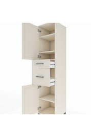 Hyperion Dolap 4 Raflı 2 Çekmeceli Tek Kapaklı 44x44x195 - S58M004V1B