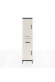 Hyperion Dolap 4 Raflı 2 Çekmeceli Tek Kapaklı 44x44x195 - S58M004V4B