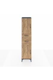 Hyperion Dolap 4 Raflı 2 Çekmeceli Tek Kapaklı 44x44x195 - S58M004V6B