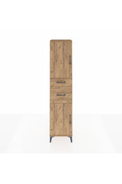 Hyperion Dolap 4 Raflı 2 Çekmeceli Tek Kapaklı 44x44x195 - S58M004V9B