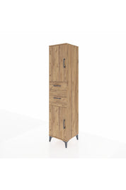 Hyperion Dolap 4 Raflı 2 Çekmeceli Tek Kapaklı 44x44x195 - S58M004V9B