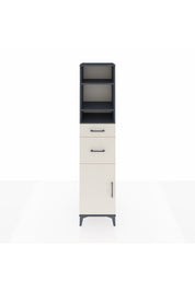 Hyperion Dolap 4 Raflı 2 Çekmeceli Tek Kapaklı 44x44x195 - S58M006V4B