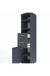 Hyperion Dolap 4 Raflı 2 Çekmeceli Tek Kapaklı 44x44x195 - S58M006V5B