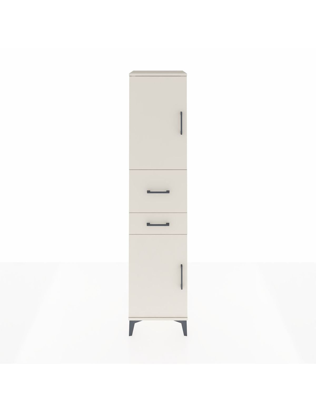 Hyperion Dolap 4 Raflı 2 Çekmeceli 2 Kapaklı 44x44x195 - S58M007V1B