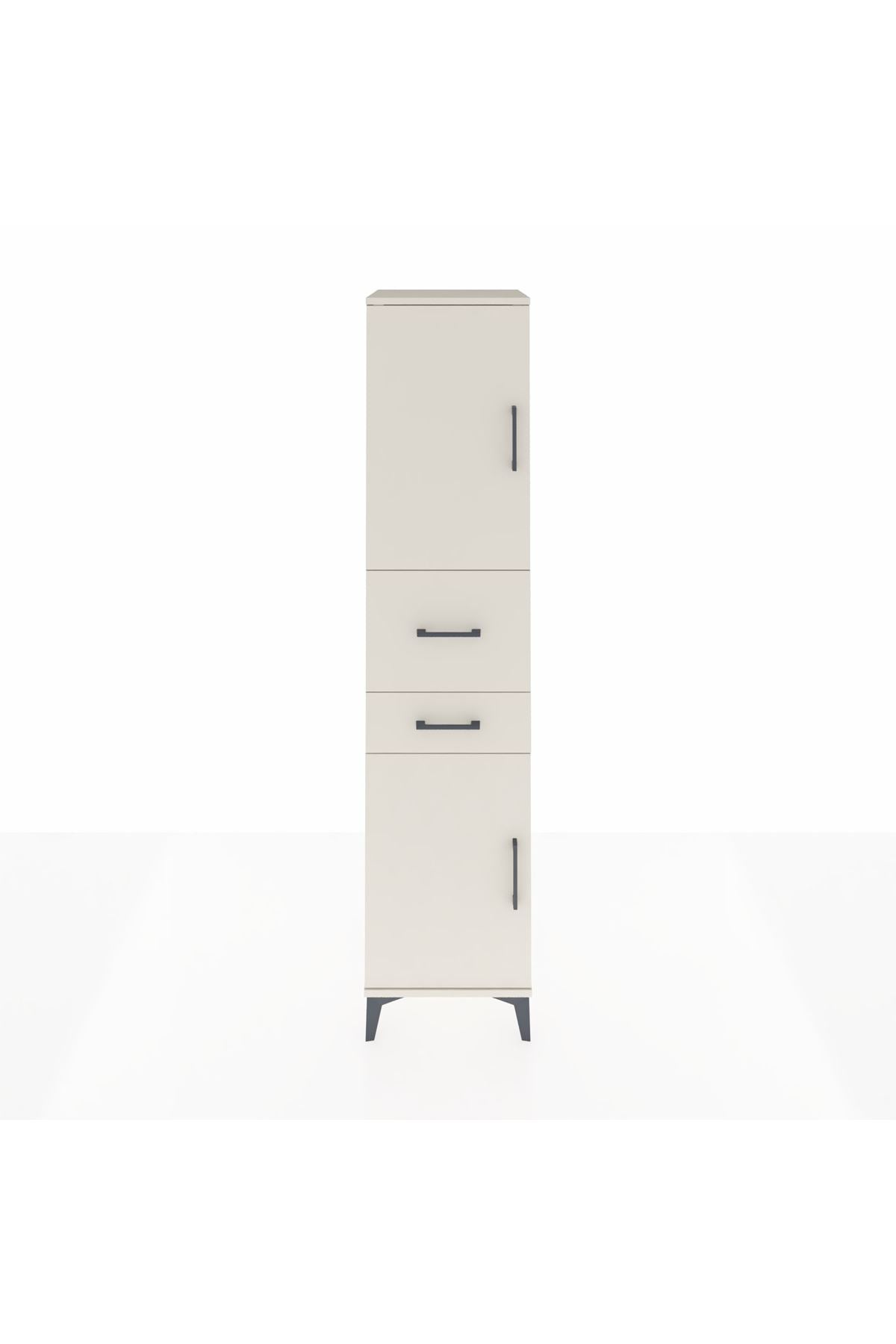 Hyperion Dolap 4 Raflı 2 Çekmeceli 2 Kapaklı 44x44x195 - S58M007V1B
