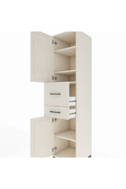 Hyperion Dolap 4 Raflı 2 Çekmeceli 2 Kapaklı 44x44x195 - S58M007V1B