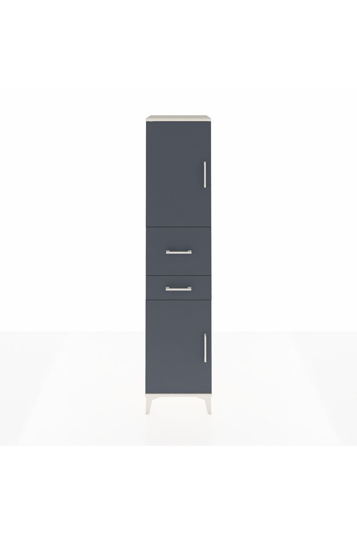 Hyperion Dolap 4 Raflı 2 Çekmeceli 2 Kapaklı 44x44x195 - S58M007V2B