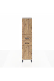 Hyperion Dolap 4 Raflı 2 Çekmeceli 2 Kapaklı 44x44x195 - S58M007V3B
