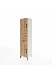 Hyperion Dolap 4 Raflı 2 Çekmeceli 2 Kapaklı 44x44x195 - S58M007V3B