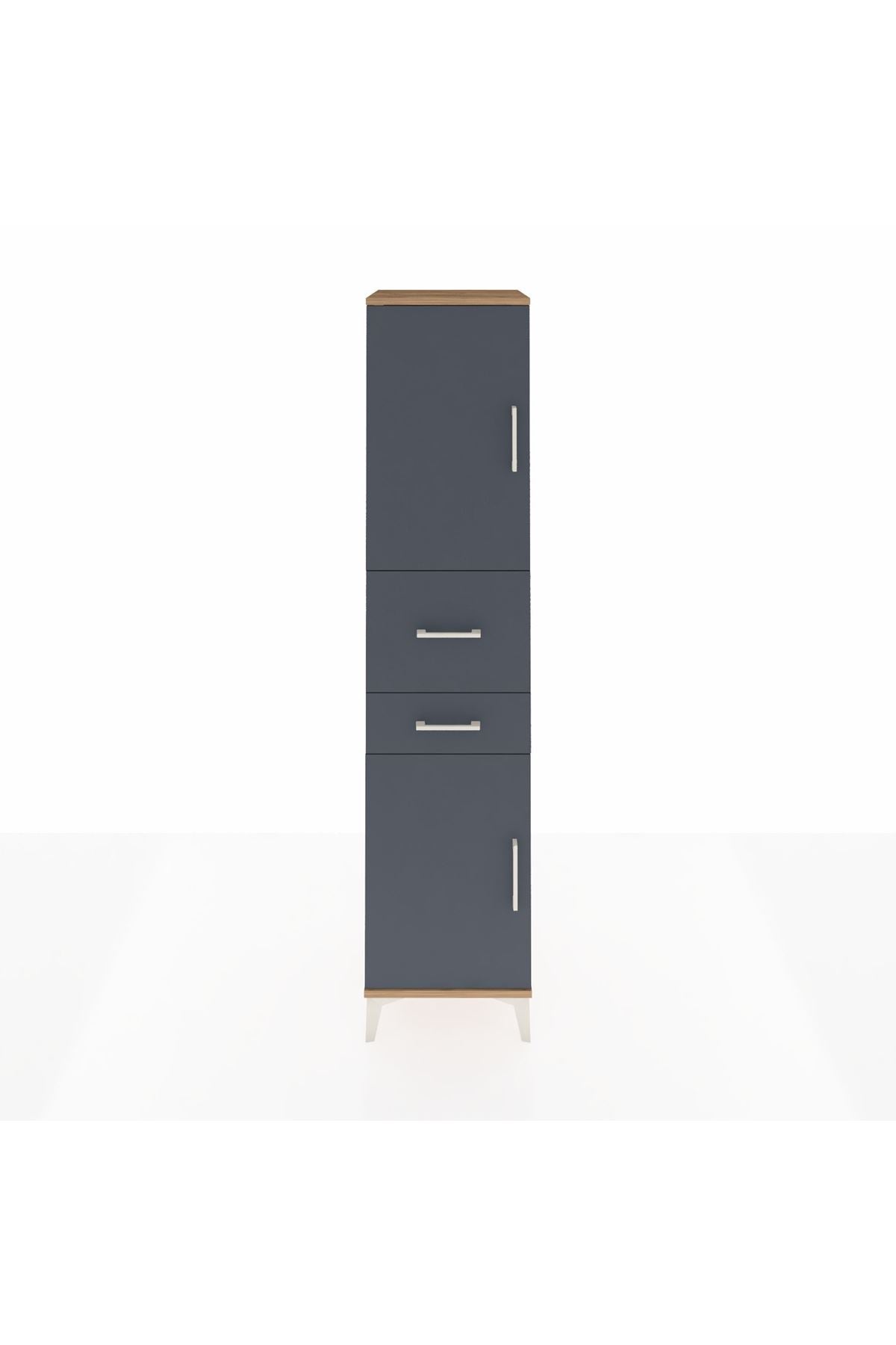Hyperion Dolap 4 Raflı 2 Çekmeceli 2 Kapaklı 44x44x195 - S58M007V8B