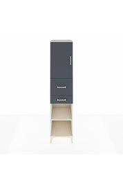 Hyperion Dolap 4 Raflı 2 Çekmeceli Tek Kapaklı 44x44x195 - S58M008V2B