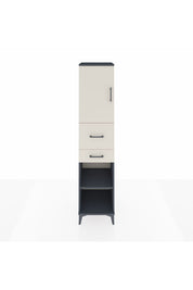 Hyperion Dolap 4 Raflı 2 Çekmeceli Tek Kapaklı 44x44x195 - S58M008V4B