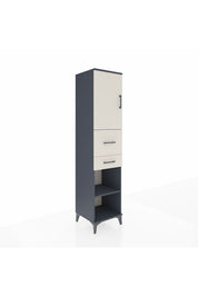 Hyperion Dolap 4 Raflı 2 Çekmeceli Tek Kapaklı 44x44x195 - S58M008V4B