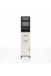 Hyperion Dolap 4 Raflı 2 Çekmeceli Tek Kapaklı 44x44x195 - S58M009V4B