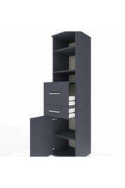 Hyperion Dolap 4 Raflı 2 Çekmeceli Tek Kapaklı 44x44x195 - S58M009V5B