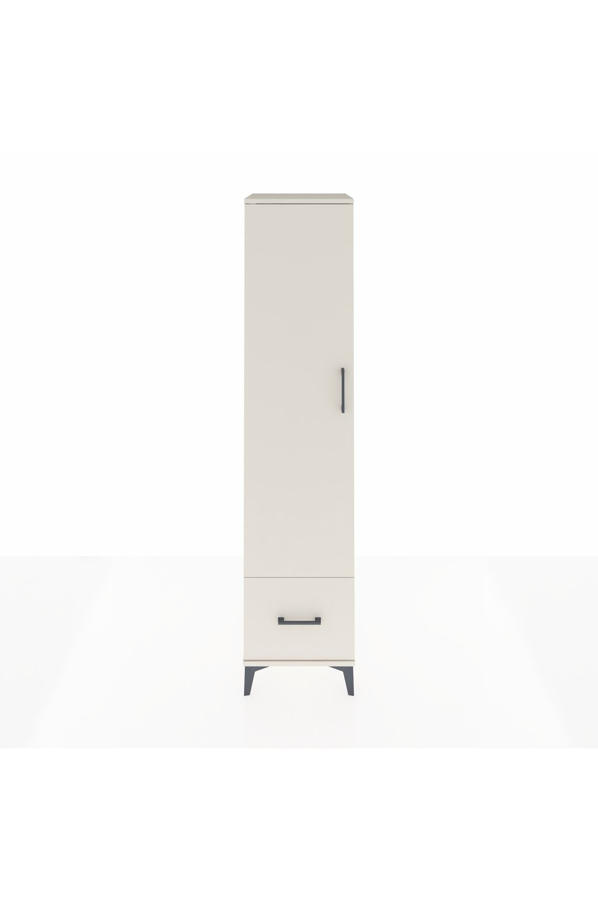 Hyperion Dolap 3 Raflı Tek Çekmeceli Tek Askılı 44x44x195 - S58M010V1B