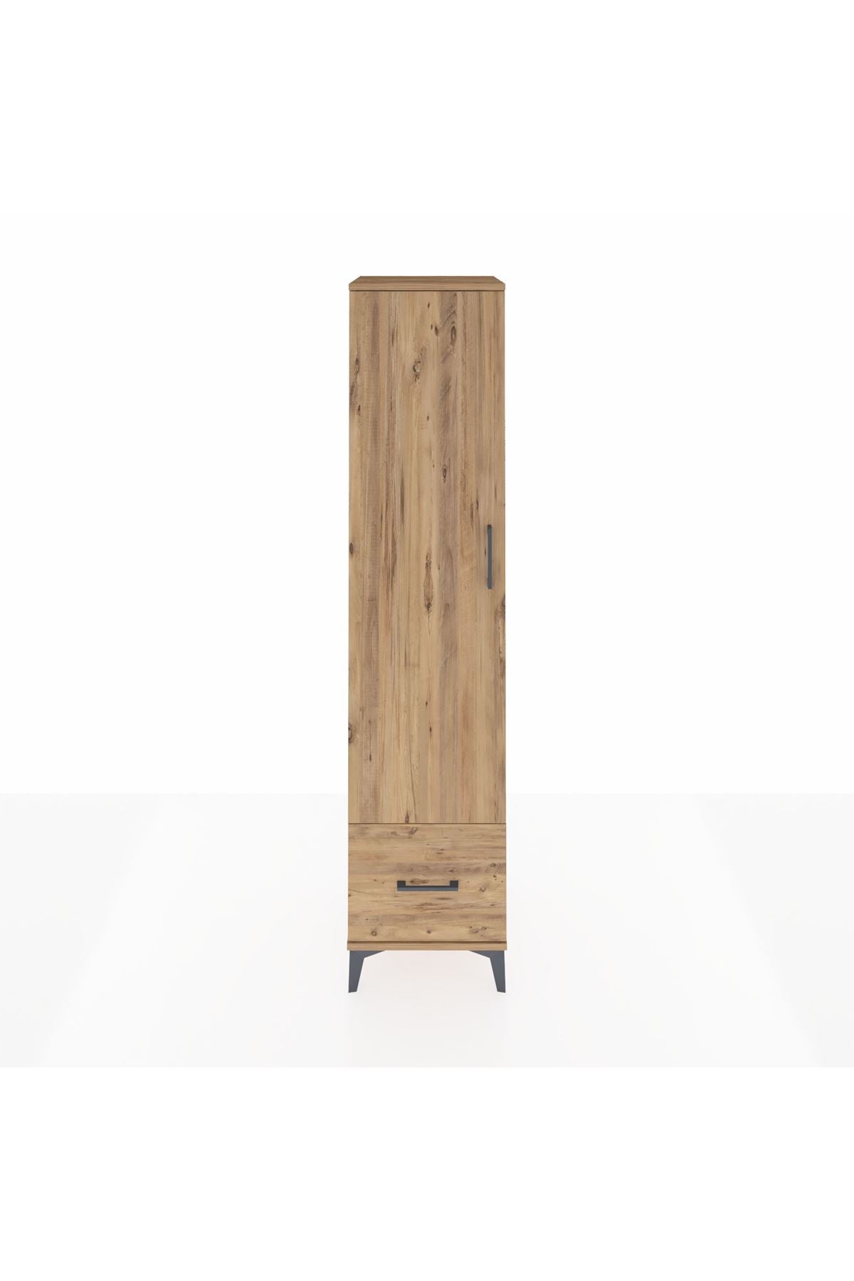 Hyperion Dolap 3 Raflı Tek Çekmeceli Tek Askılı 44x44x195 - S58M010V9B
