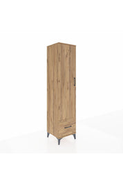 Hyperion Dolap 3 Raflı Tek Çekmeceli Tek Askılı 44x44x195 - S58M010V9B