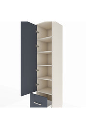 Hyperion Dolap 5 Raflı Tek Çekmeceli Tek Kapaklı 44x44x195 - S58M011V2B