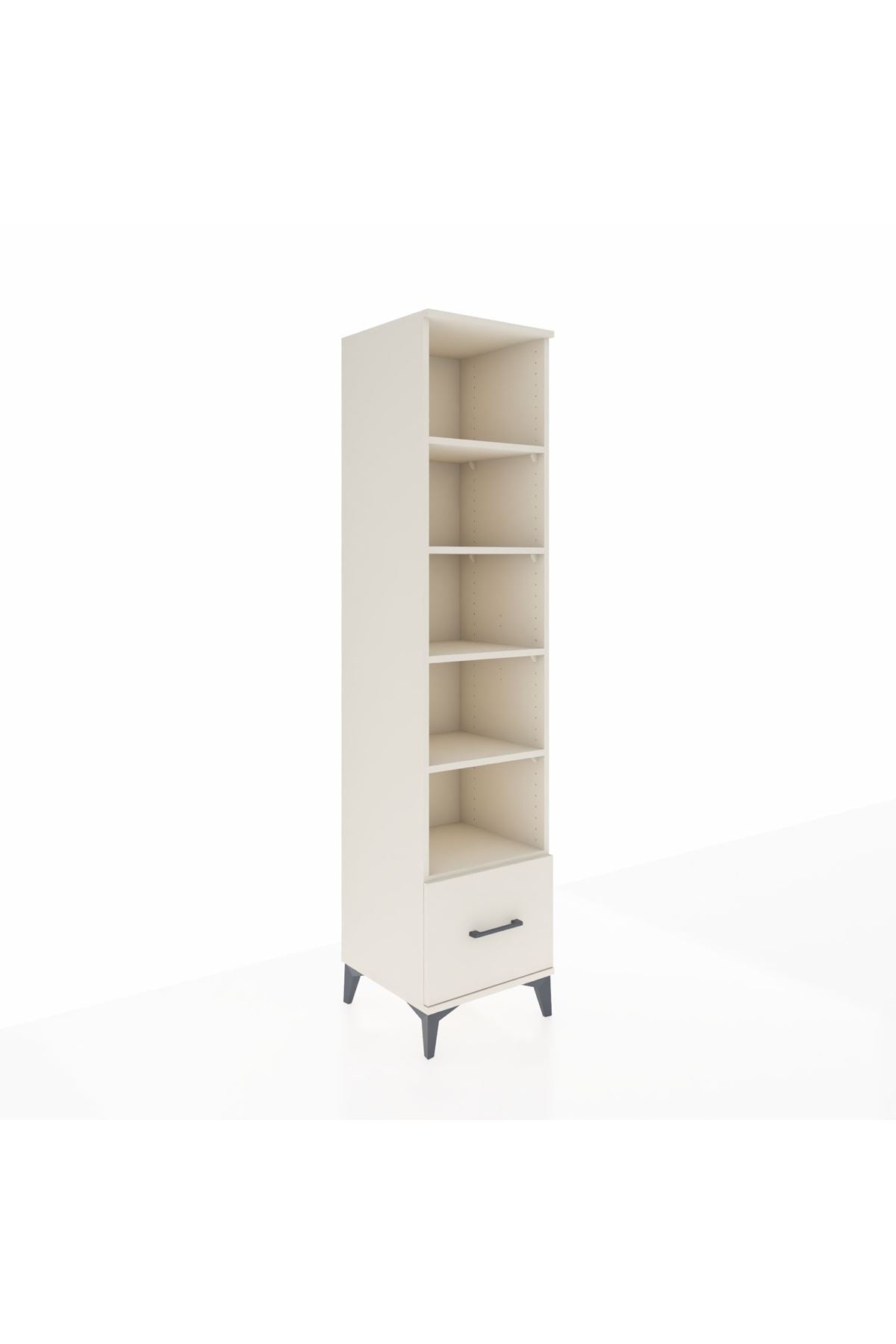 Hyperion Dolap 5 Raflı Tek Çekmeceli 44x44x195 - S58M012V1B