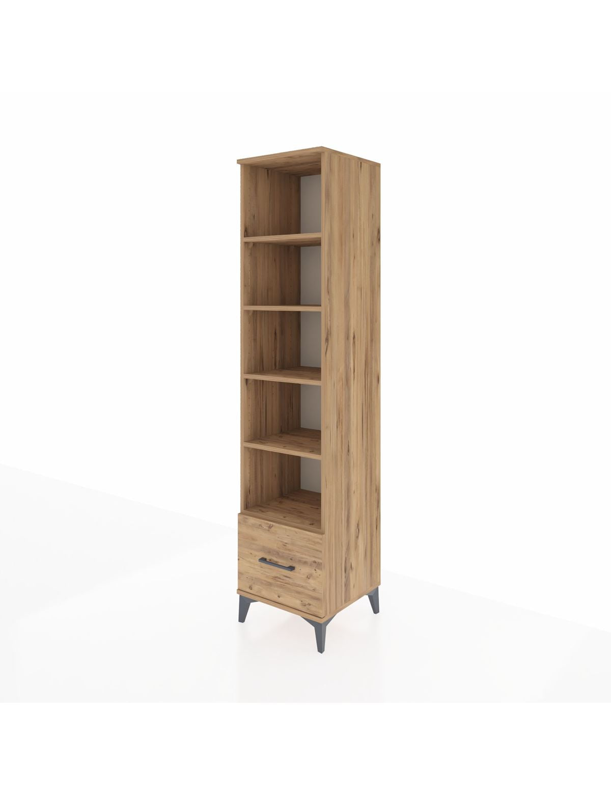 Hyperion Dolap 5 Raflı Tek Çekmeceli 44x44x195 - S58M012V9B