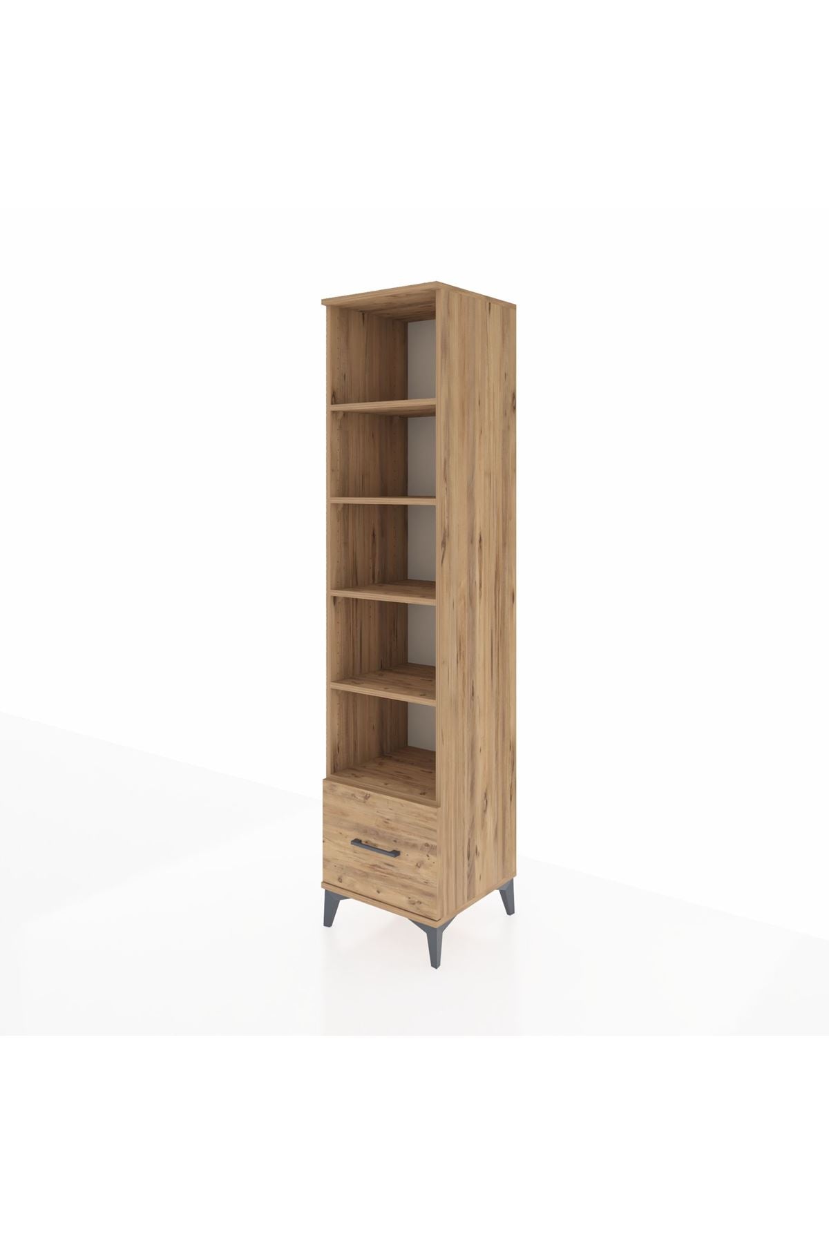 Hyperion Dolap 5 Raflı Tek Çekmeceli 44x44x195 - S58M012V9B