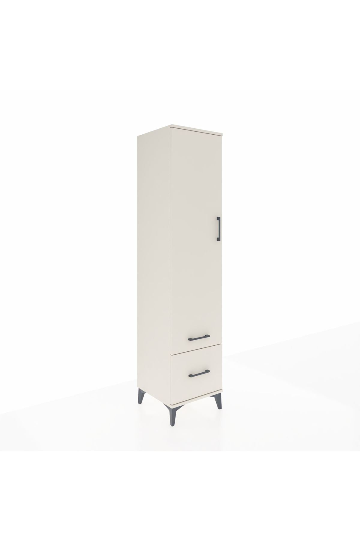 Hyperion Dolap 2 Raflı 2 Çekmeceli Tek Askılı 44x44x195 - S58M013V1B