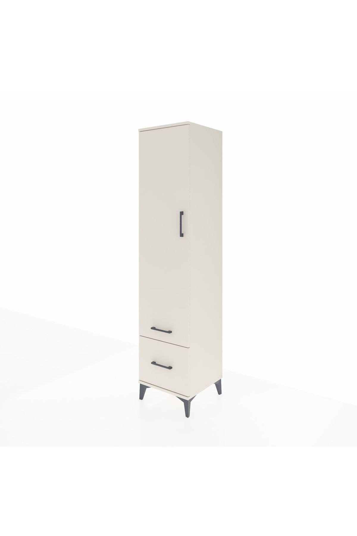 Hyperion Dolap 2 Raflı 2 Çekmeceli Tek Askılı 44x44x195 - S58M013V1B