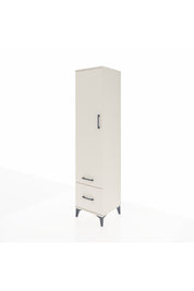 Hyperion Dolap 2 Raflı 2 Çekmeceli Tek Askılı 44x44x195 - S58M013V1B