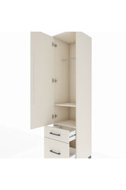 Hyperion Dolap 2 Raflı 2 Çekmeceli Tek Askılı 44x44x195 - S58M013V1B