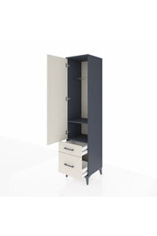 Hyperion Dolap 2 Raflı 2 Çekmeceli Tek Askılı 44x44x195 - S58M013V4B