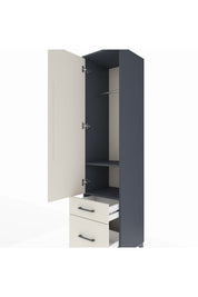 Hyperion Dolap 2 Raflı 2 Çekmeceli Tek Askılı 44x44x195 - S58M013V4B