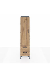 Hyperion Dolap 2 Raflı 2 Çekmeceli Tek Askılı 44x44x195 - S58M013V6B