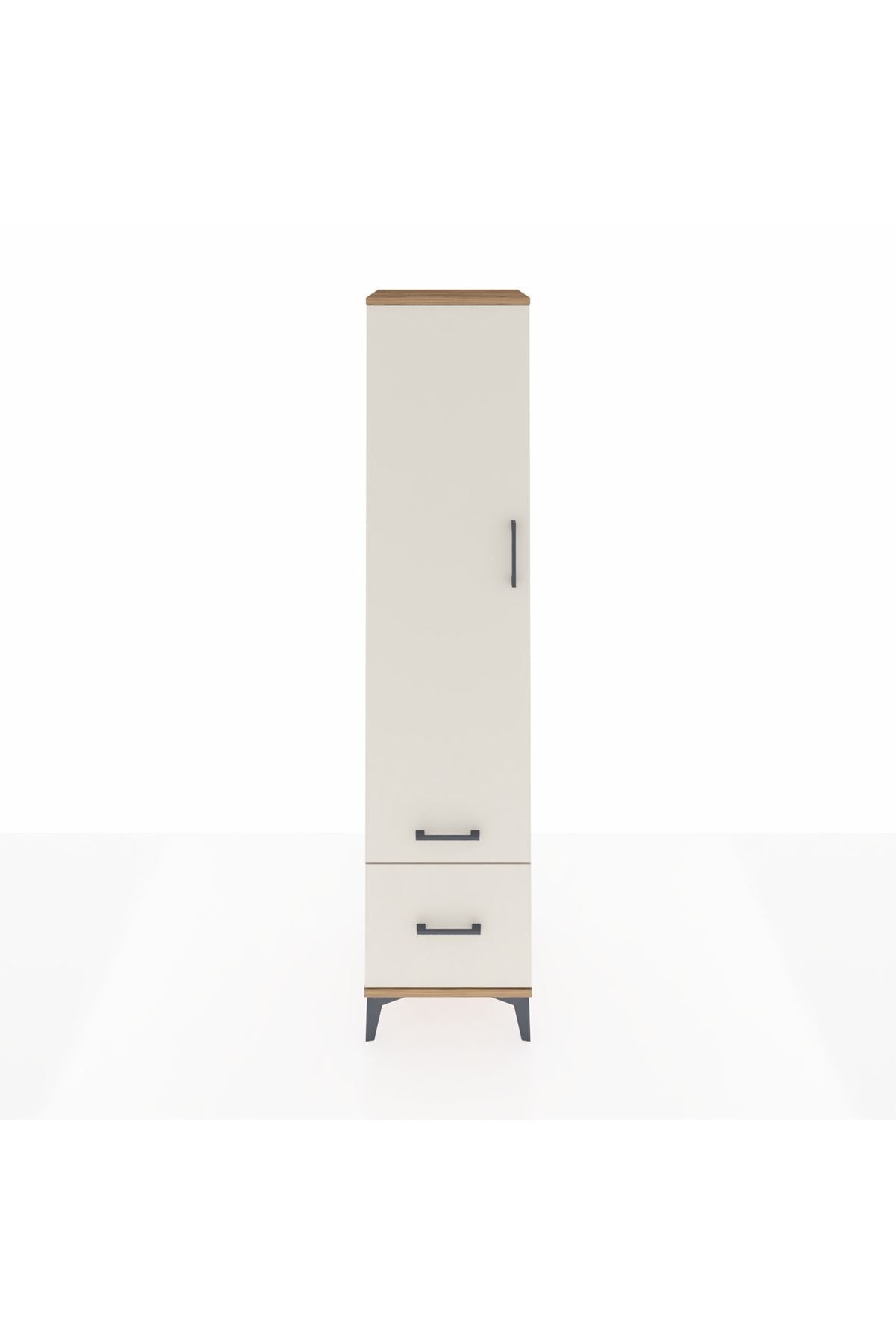 Hyperion Dolap 2 Raflı 2 Çekmeceli Tek Askılı 44x44x195 - S58M013V7B