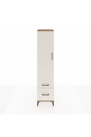 Hyperion Dolap 2 Raflı 2 Çekmeceli Tek Askılı 44x44x195 - S58M013V7B