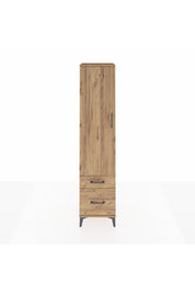 Hyperion Dolap 2 Raflı 2 Çekmeceli Tek Askılı 44x44x195 - S58M013V9B
