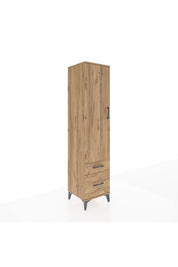 Hyperion Dolap 2 Raflı 2 Çekmeceli Tek Askılı 44x44x195 - S58M013V9B