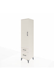 Hyperion Dolap 4 Raflı 2 Çekmeceli Tek Kapaklı 44x44x195 - S58M014V1B