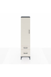 Hyperion Dolap 4 Raflı 2 Çekmeceli Tek Kapaklı 44x44x195 - S58M014V4B