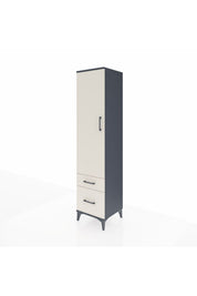 Hyperion Dolap 4 Raflı 2 Çekmeceli Tek Kapaklı 44x44x195 - S58M014V4B