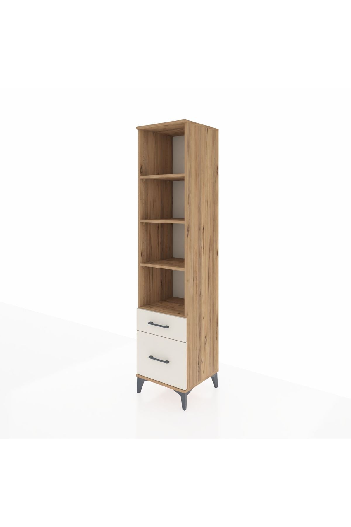Hyperion Dolap 4 Raflı 2 Çekmeceli 44x44x195 - S58M015V7B
