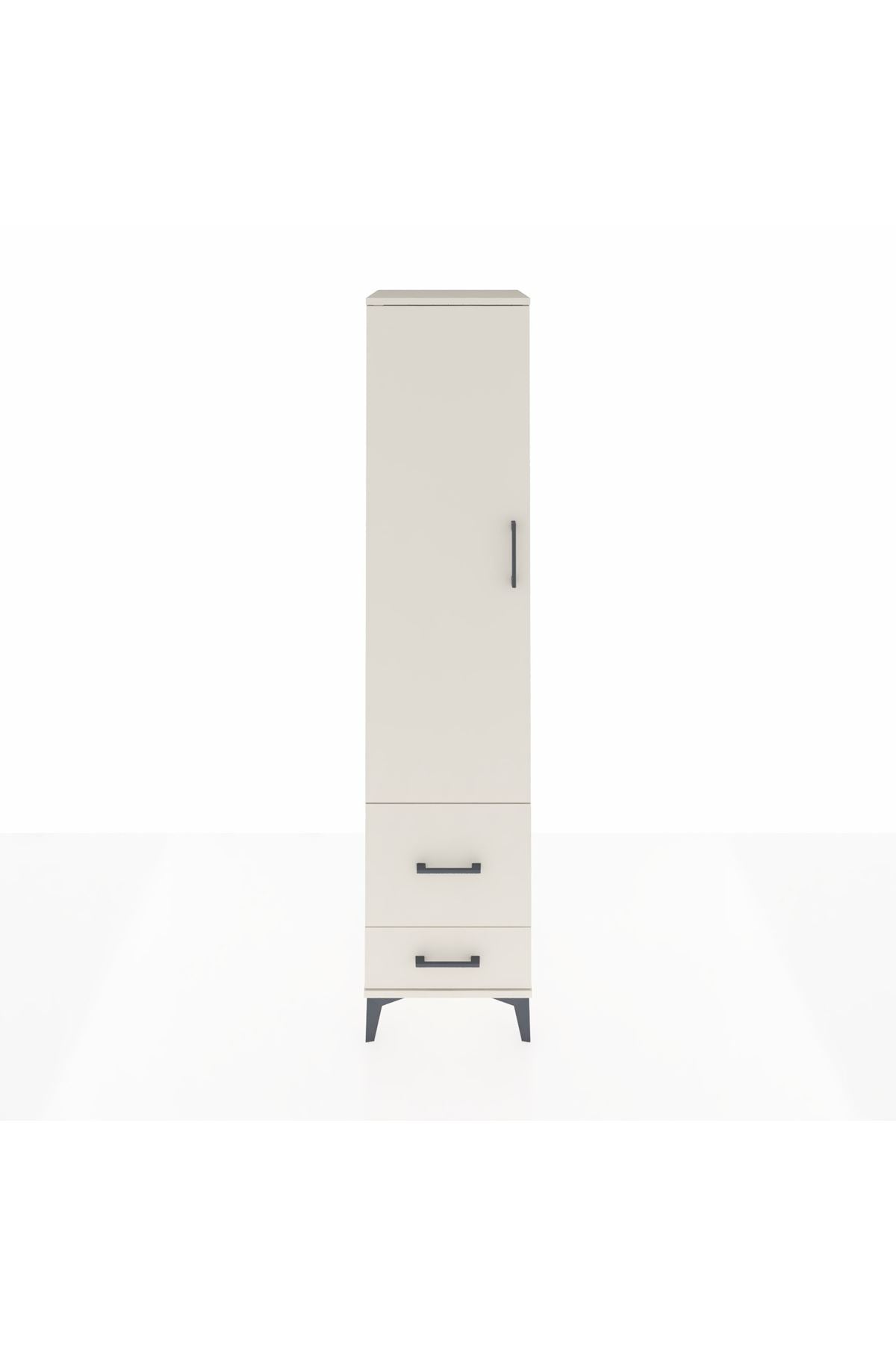 Hyperion Dolap 2 Raflı 2 Çekmeceli Tek Askılı 44x44x195 - S58M016V1B