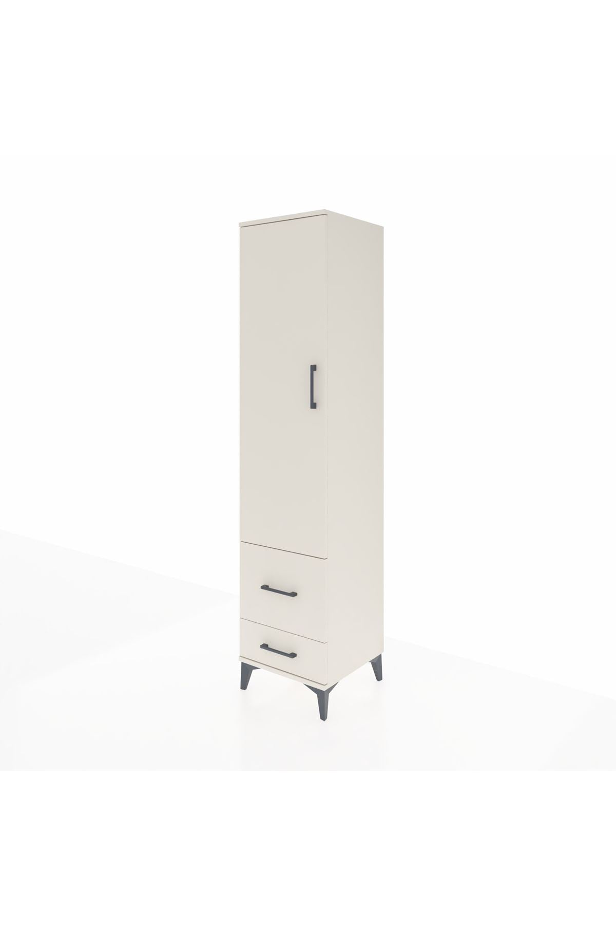 Hyperion Dolap 2 Raflı 2 Çekmeceli Tek Askılı 44x44x195 - S58M016V1B