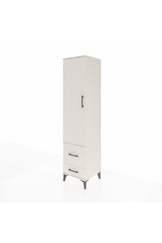 Hyperion Dolap 2 Raflı 2 Çekmeceli Tek Askılı 44x44x195 - S58M016V1B