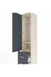 Hyperion Dolap 2 Raflı 2 Çekmeceli Tek Askılı 44x44x195 - S58M016V2B
