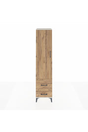 Hyperion Dolap 2 Raflı 2 Çekmeceli Tek Askılı 44x44x195 - S58M016V3B