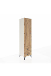 Hyperion Dolap 2 Raflı 2 Çekmeceli Tek Askılı 44x44x195 - S58M016V3B