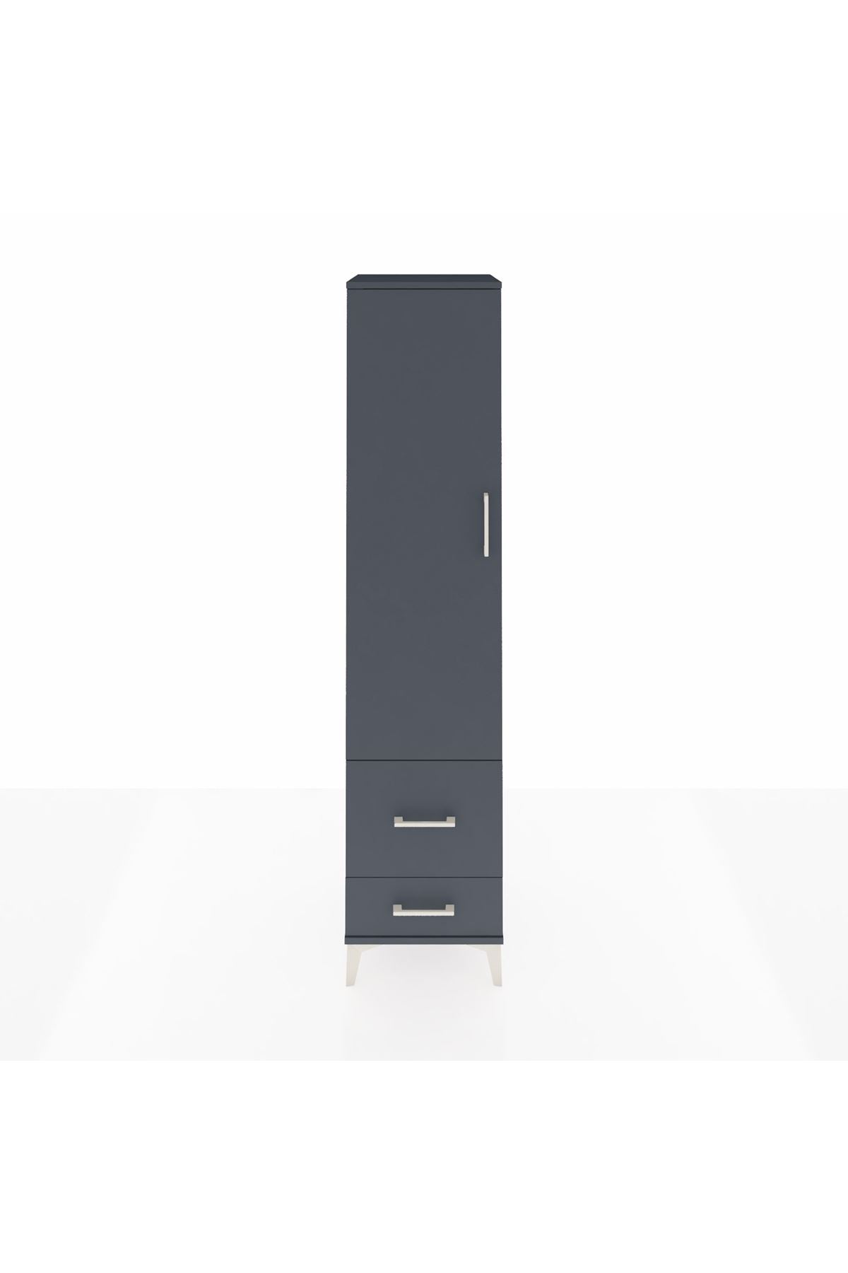 Hyperion Dolap 2 Raflı 2 Çekmeceli Tek Askılı 44x44x195 - S58M016V5B
